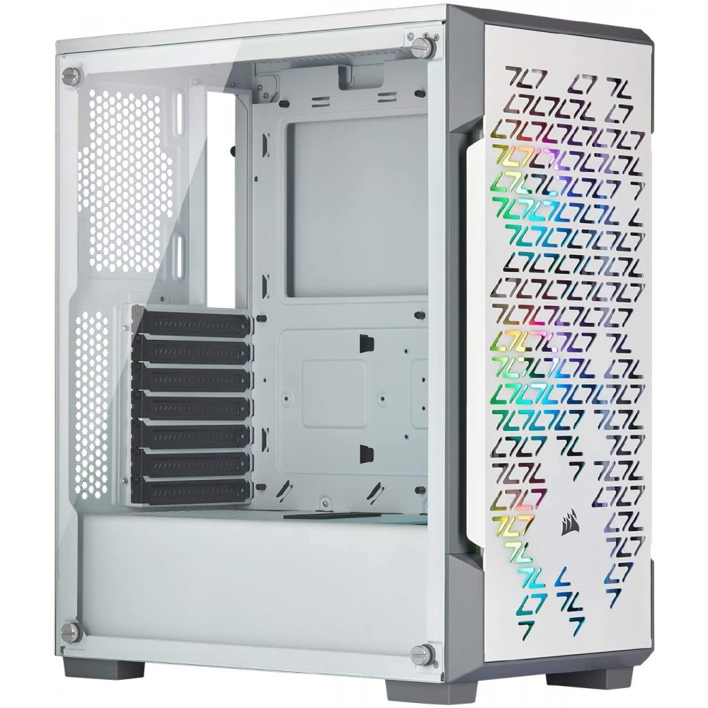Corsair iCUE 220T RGB Mid-Tower Case — White