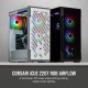 Corsair iCUE 220T RGB Mid-Tower Case — White