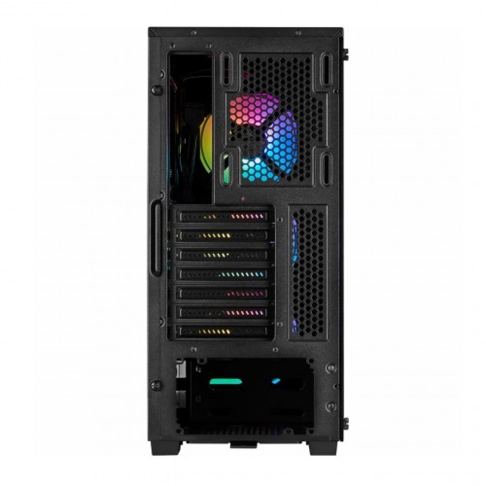 Corsair iCUE 220T RGB Tempered Glass Mid-Tower Smart Case — Black
