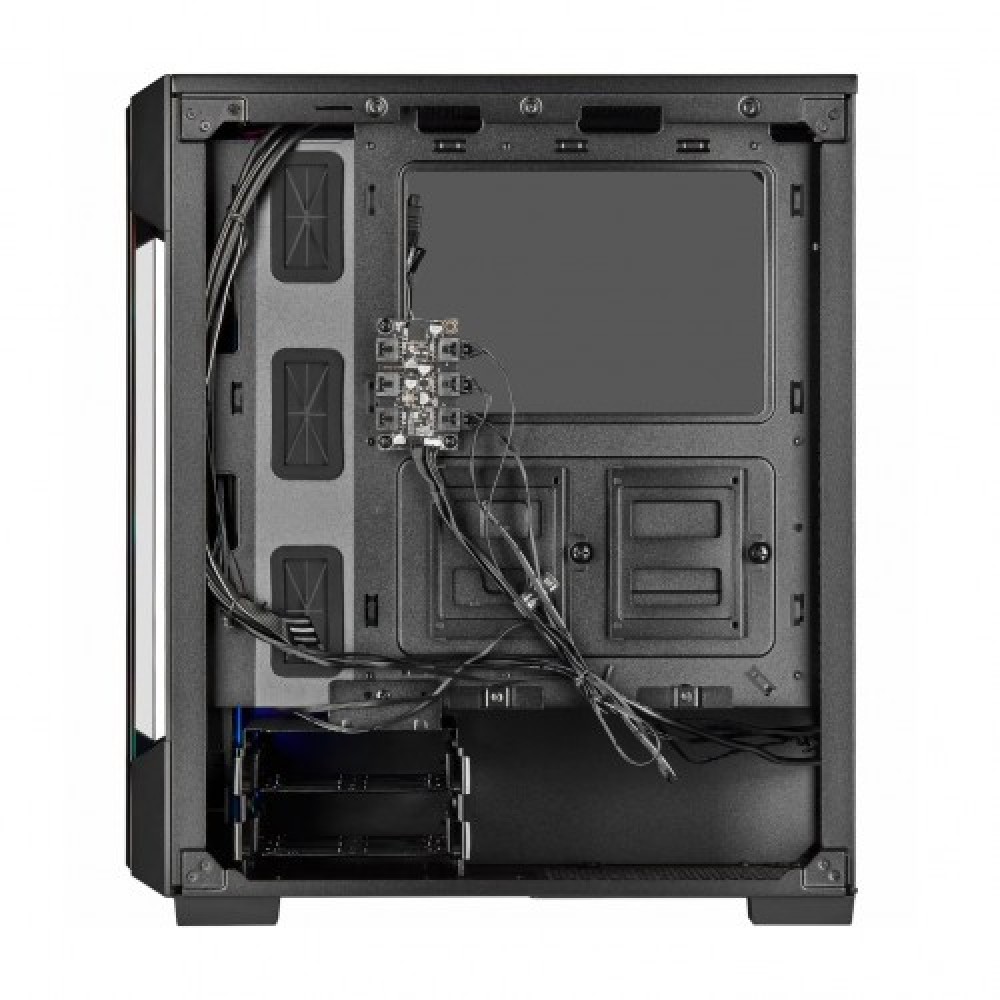 Corsair iCUE 220T RGB Tempered Glass Mid-Tower Smart Case — Black