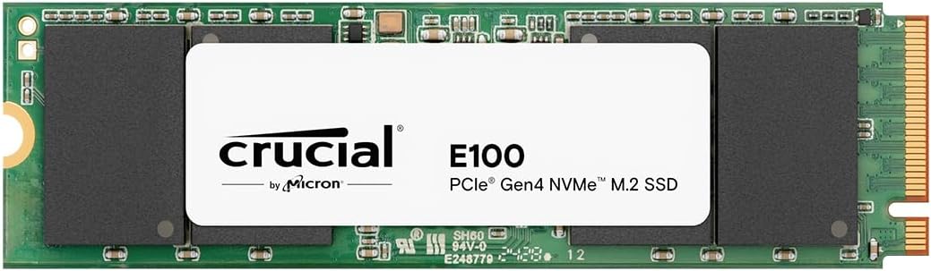 Crucial E100 GEN 4.0 NVMe 1TB (R 5000 / W 4500) - CT1000E100SSD8