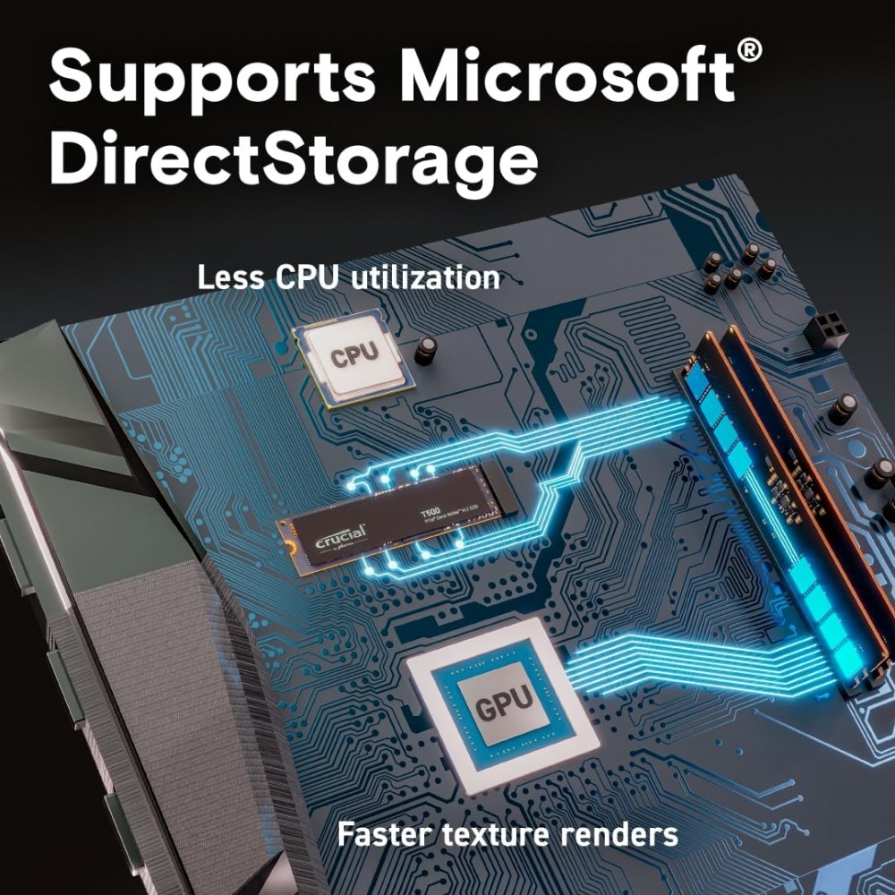 Crucial T500 2TB Gen4 NVMe M.2