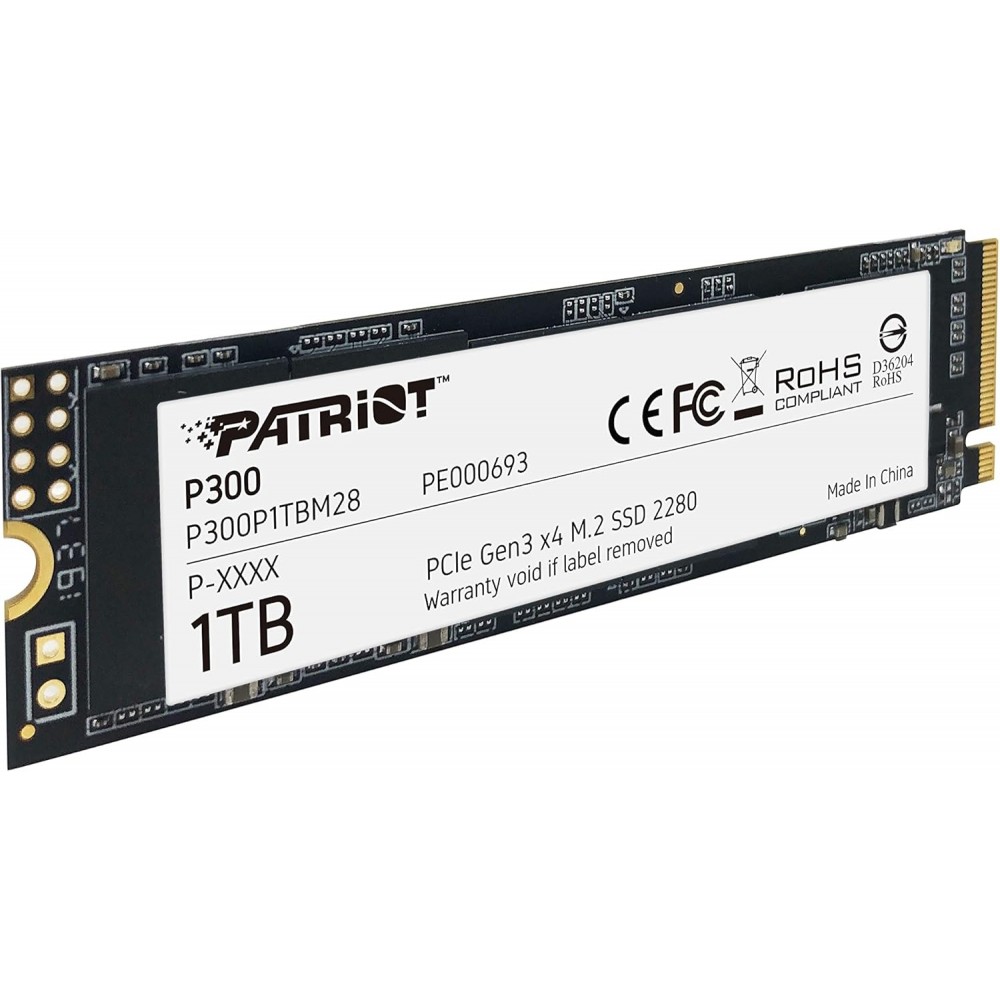 Patriot P300 M.2 2280 1TB PCIe Gen3 x4, NVMe 1.3