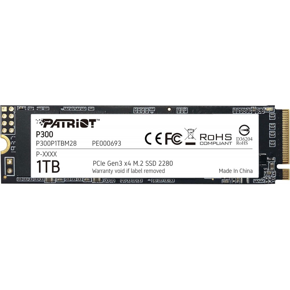 Patriot P300 M.2 2280 1TB PCIe Gen3 x4, NVMe 1.3