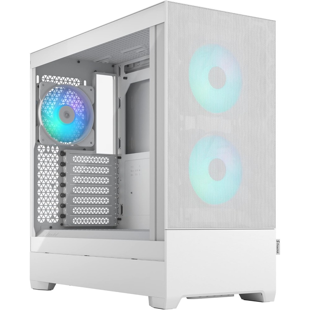 Fractal Design Pop Air RGB White TG Clear Tint Mid Tower Case