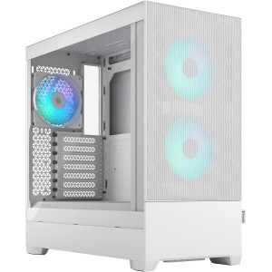 Fractal Design Pop Air RGB White TG Clear Tint Mid Tower Case 