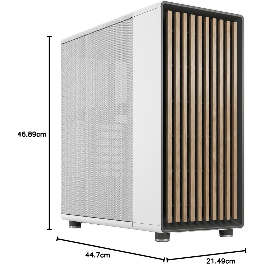 Fractal Design North - Chalk White Mesh Mid Tower Case Fractal Design North - Chalk White Mesh Mid Tower Case