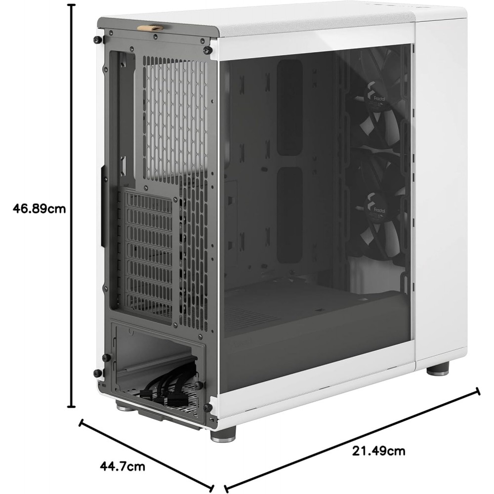 Fractal Design North - Chalk White TG Clear Tint Mid Tower Case