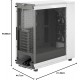 Fractal Design North - Chalk White TG Clear Tint Mid Tower Case