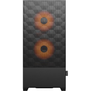 Fractal Design Pop Air RGB Orange Core TG Clear Tint Mid Tower Case 