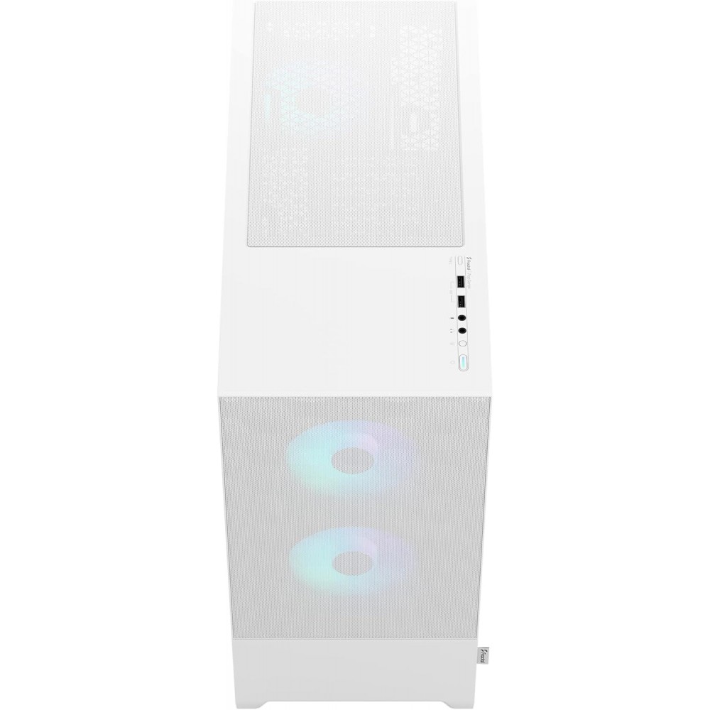 Fractal Design Pop Air RGB White TG Clear Tint Mid Tower Case