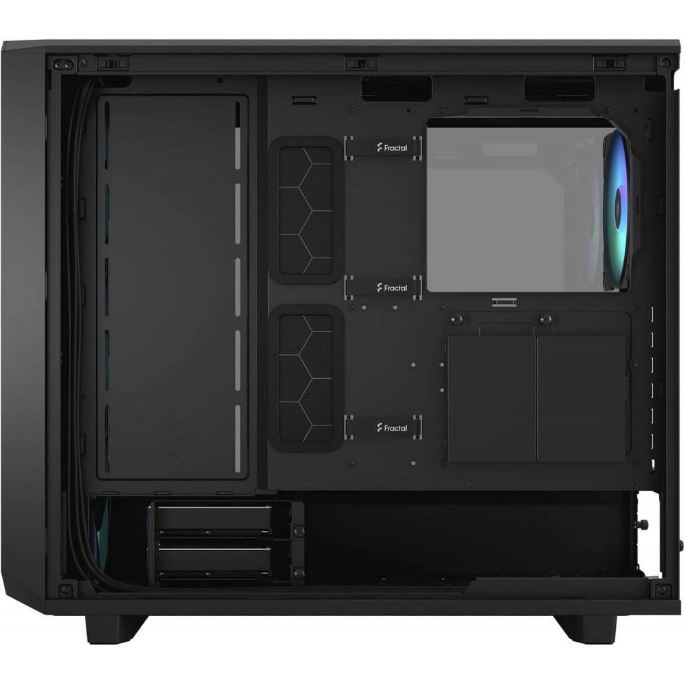 Fractal Design Meshify 2 Lite RGB - Black TG Light Tint Mid Tower Case Fractal Design Meshify 2 Lite RGB - Black TG Light Tint Mid Tower Case