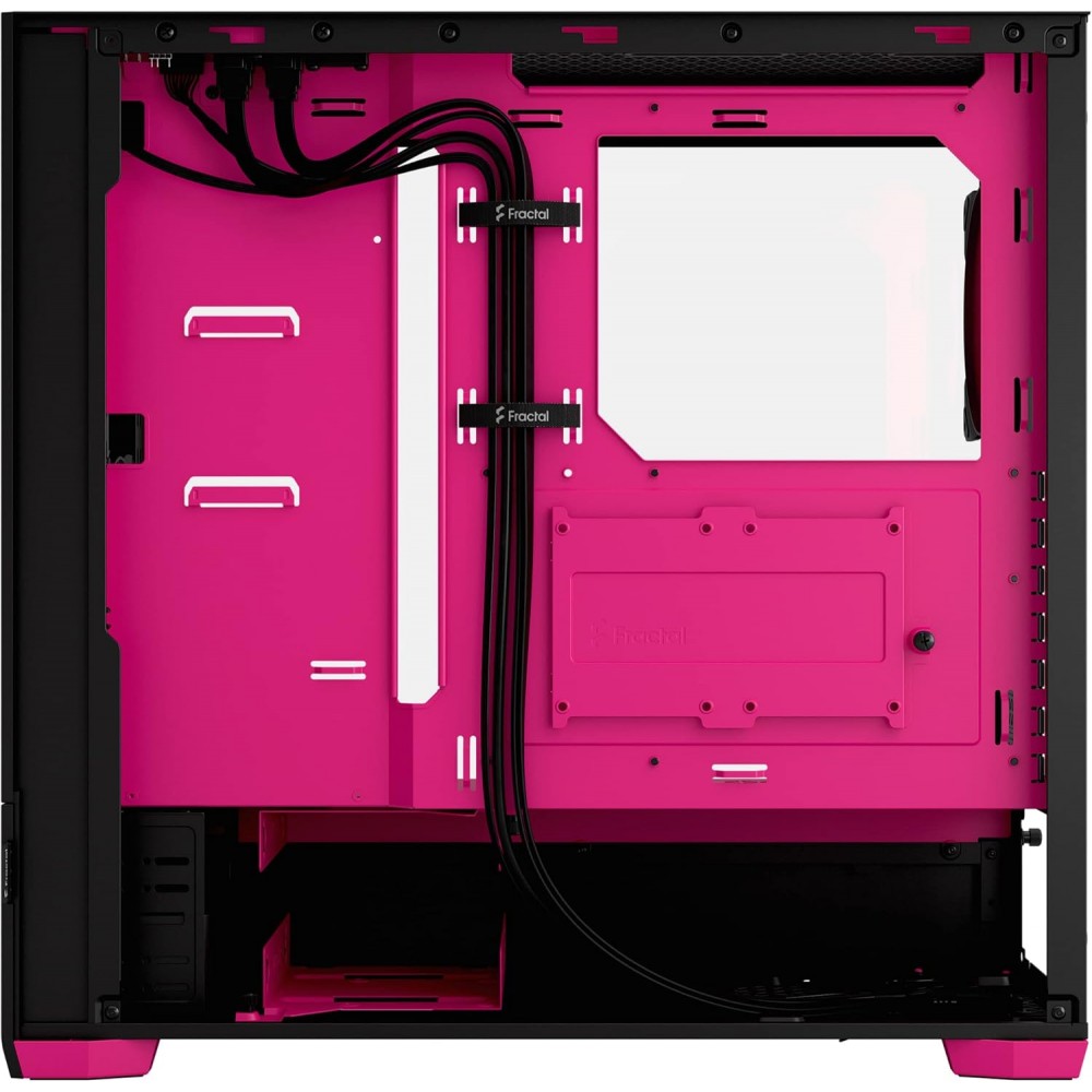Fractal Design Pop Air RGB Magenta Core TG Clear Tint Mid Tower Case Fractal Design Pop Air RGB Magenta Core TG Clear Tint Mid Tower Case