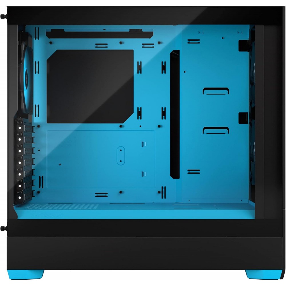 Fractal Design Pop Air RGB Cyan Core TG Clear Tint Mid Tower Case