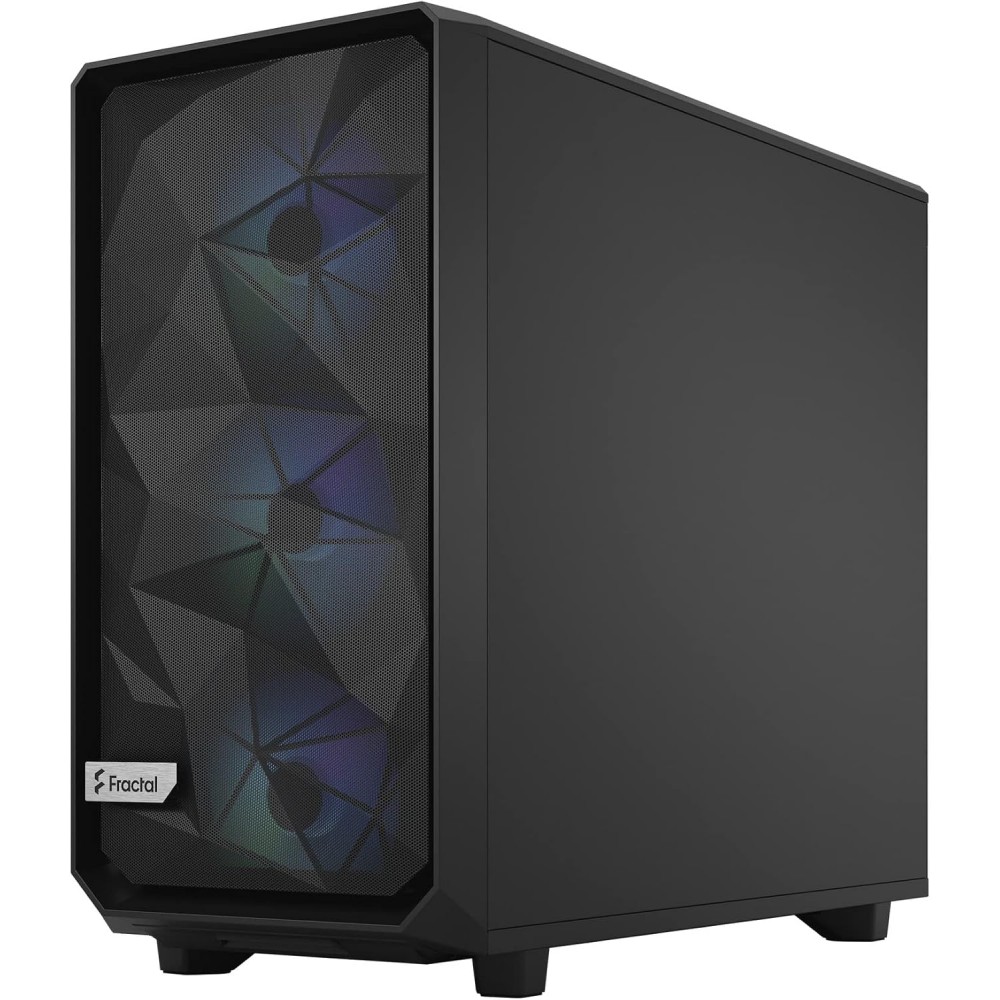 Fractal Design Meshify 2 Lite RGB - Black TG Light Tint Mid Tower Case Fractal Design Meshify 2 Lite RGB - Black TG Light Tint Mid Tower Case