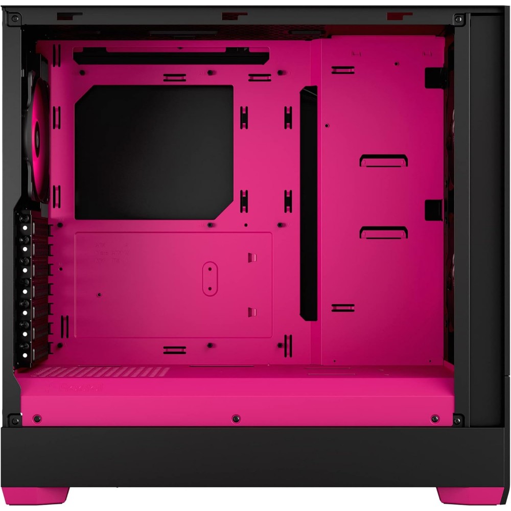 Fractal Design Pop Air RGB Magenta Core TG Clear Tint Mid Tower Case Fractal Design Pop Air RGB Magenta Core TG Clear Tint Mid Tower Case