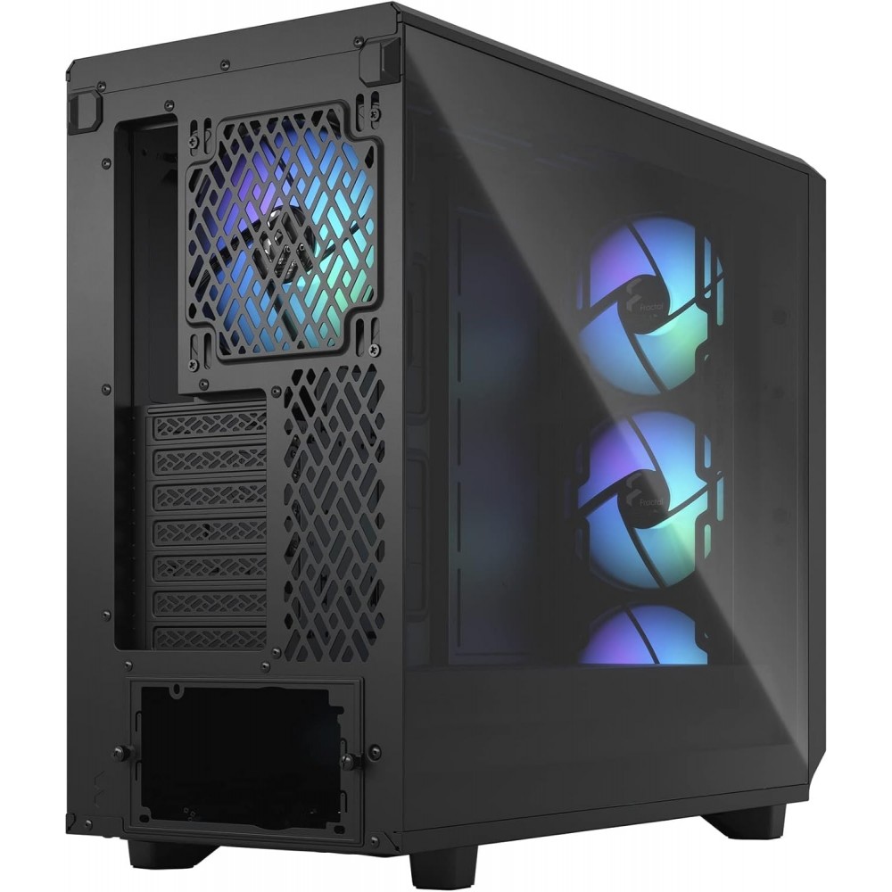 Fractal Design Meshify 2 Lite RGB - Black TG Light Tint Mid Tower Case Fractal Design Meshify 2 Lite RGB - Black TG Light Tint Mid Tower Case