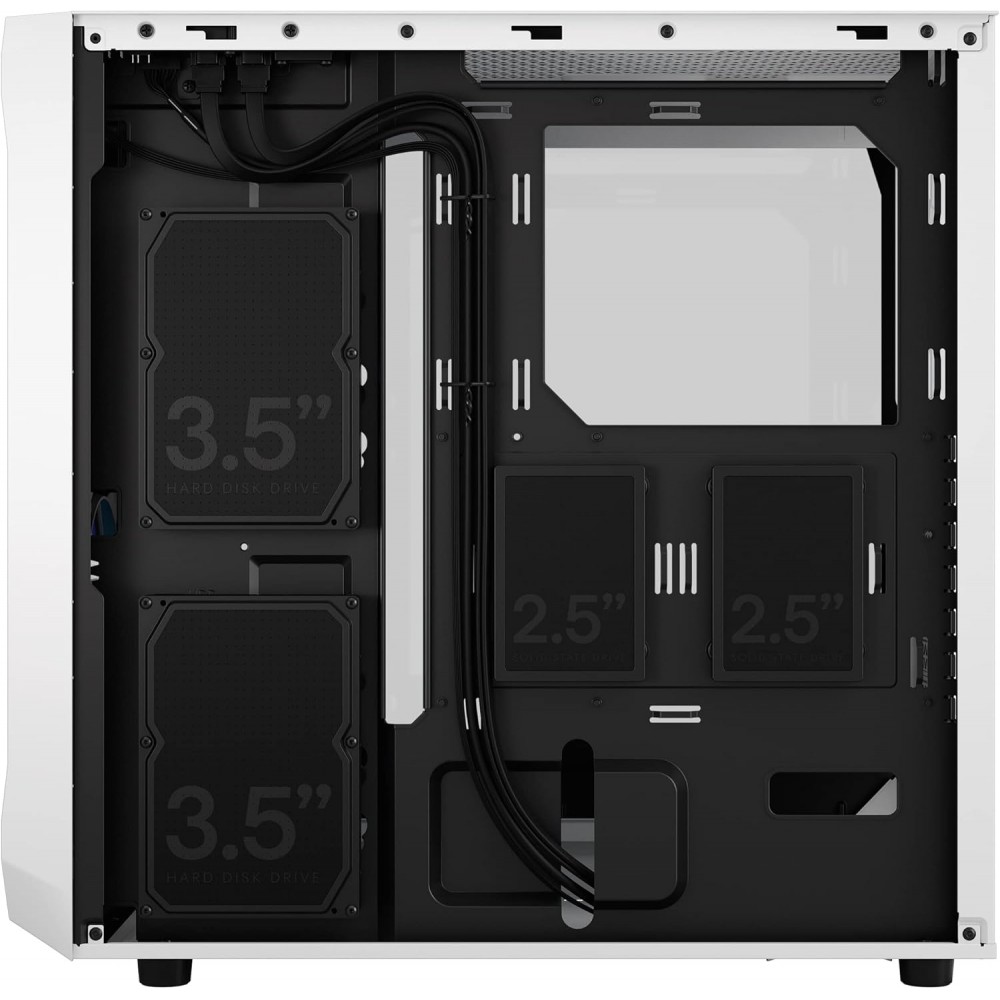 Fractal Design Focus 2 RGB - White TG Clear Tint Mid Tower Case