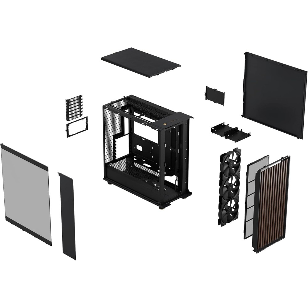 Fractal Design North XL - Charcoal Black TG Dark Full Tower Case Fractal Design North XL - Charcoal Black TG Dark Full Tower Case
