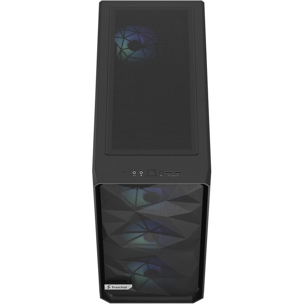 Fractal Design Meshify 2 Lite RGB - Black TG Light Tint Mid Tower Case Fractal Design Meshify 2 Lite RGB - Black TG Light Tint Mid Tower Case