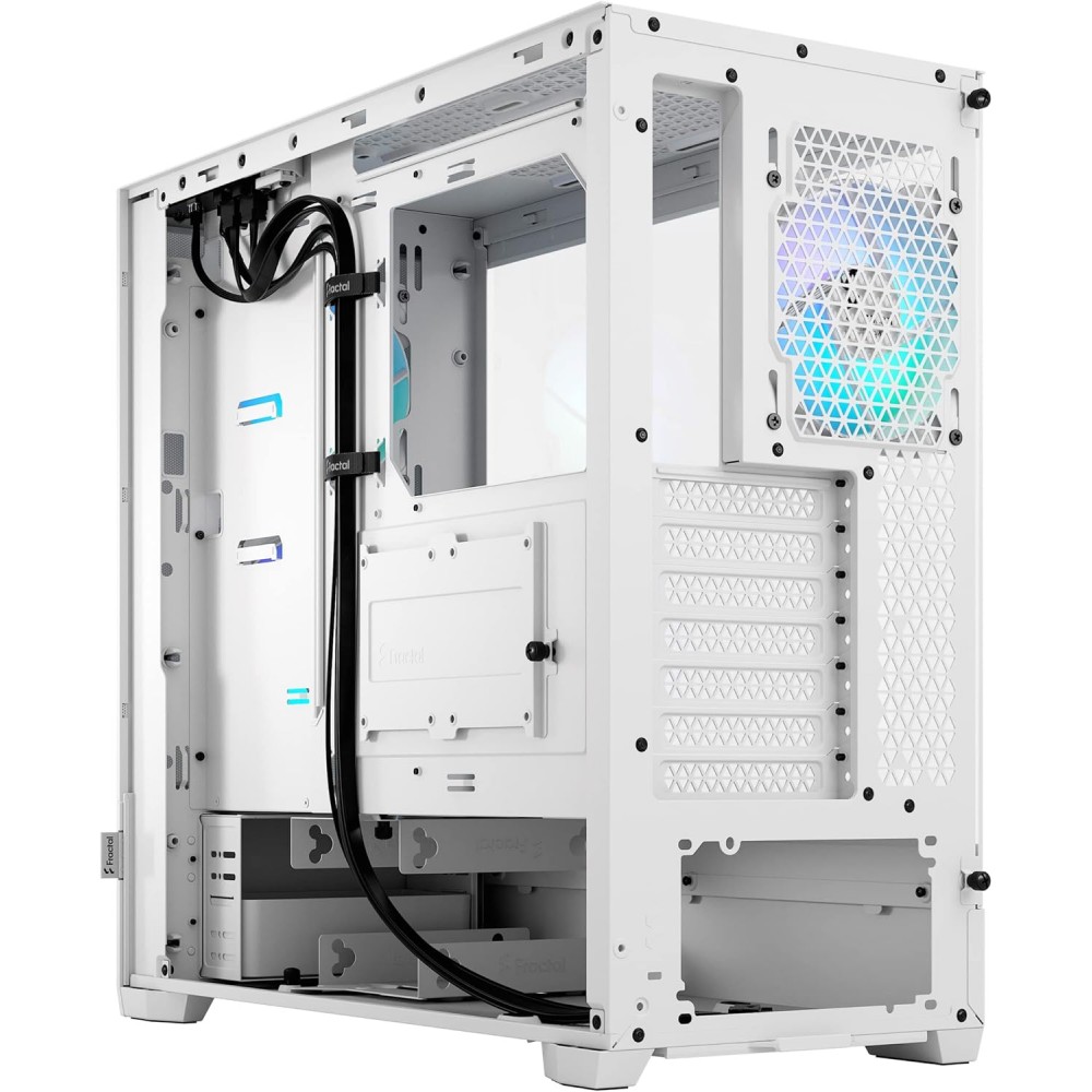 Fractal Design Pop Air RGB White TG Clear Tint Mid Tower Case