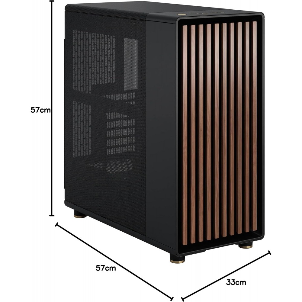 Fractal Design North - Charcoal Black Mesh Mid Tower Case