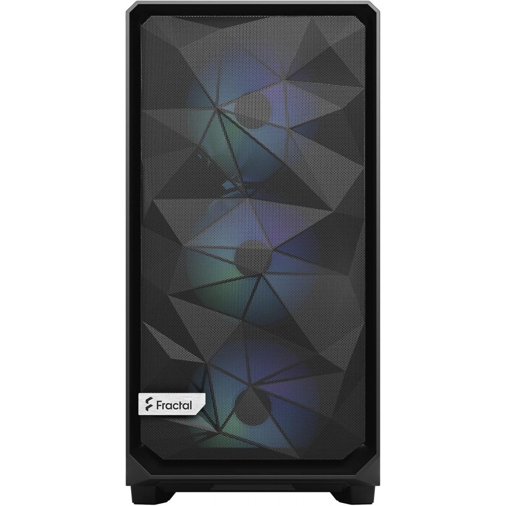 Fractal Design Meshify 2 Lite RGB - Black TG Light Tint Mid Tower Case Fractal Design Meshify 2 Lite RGB - Black TG Light Tint Mid Tower Case