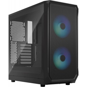 Fractal Design Focus 2 RGB - Black TG Clear Tint Mid Tower Case 