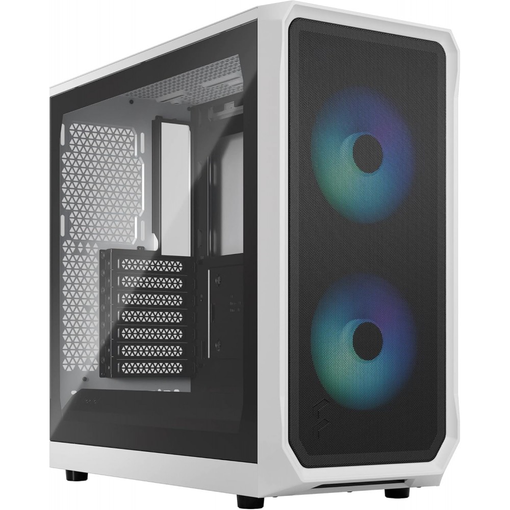 Fractal Design Focus 2 RGB - White TG Clear Tint Mid Tower Case
