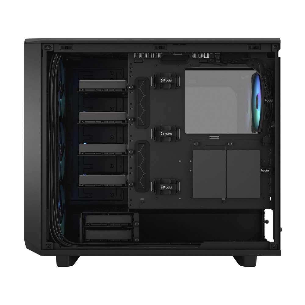 Fractal Design Meshify 2 RGB - Black TG Light Tint Mid Tower Case Fractal Design Meshify 2 RGB - Black TG Light Tint Mid Tower Case