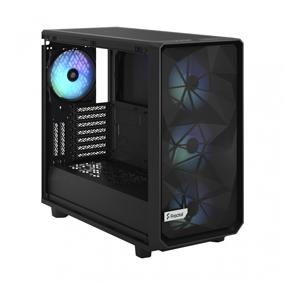 Fractal Design Meshify 2 RGB - Black TG Light Tint Mid Tower Case Fractal Design Meshify 2 RGB - Black TG Light Tint Mid Tower Case
