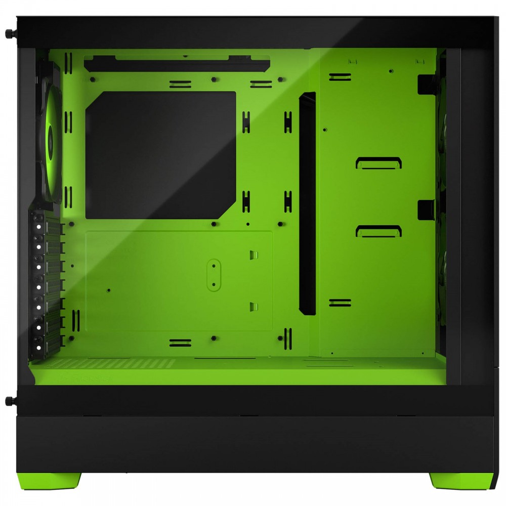 Fractal Design Pop Air RGB Green Core TG Clear Tint Mid Tower Case Fractal Design Pop Air RGB Green Core TG Clear Tint Mid Tower Case