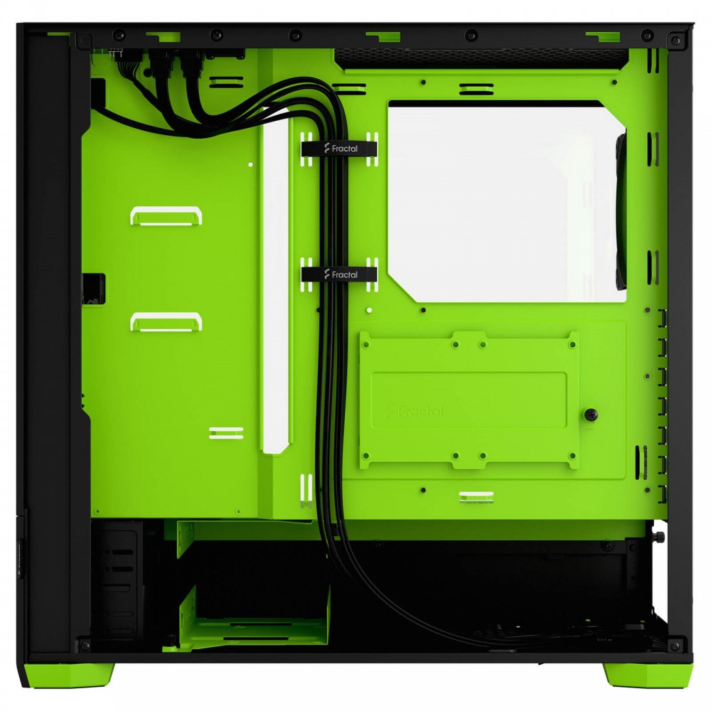 Fractal Design Pop Air RGB Green Core TG Clear Tint Mid Tower Case Fractal Design Pop Air RGB Green Core TG Clear Tint Mid Tower Case