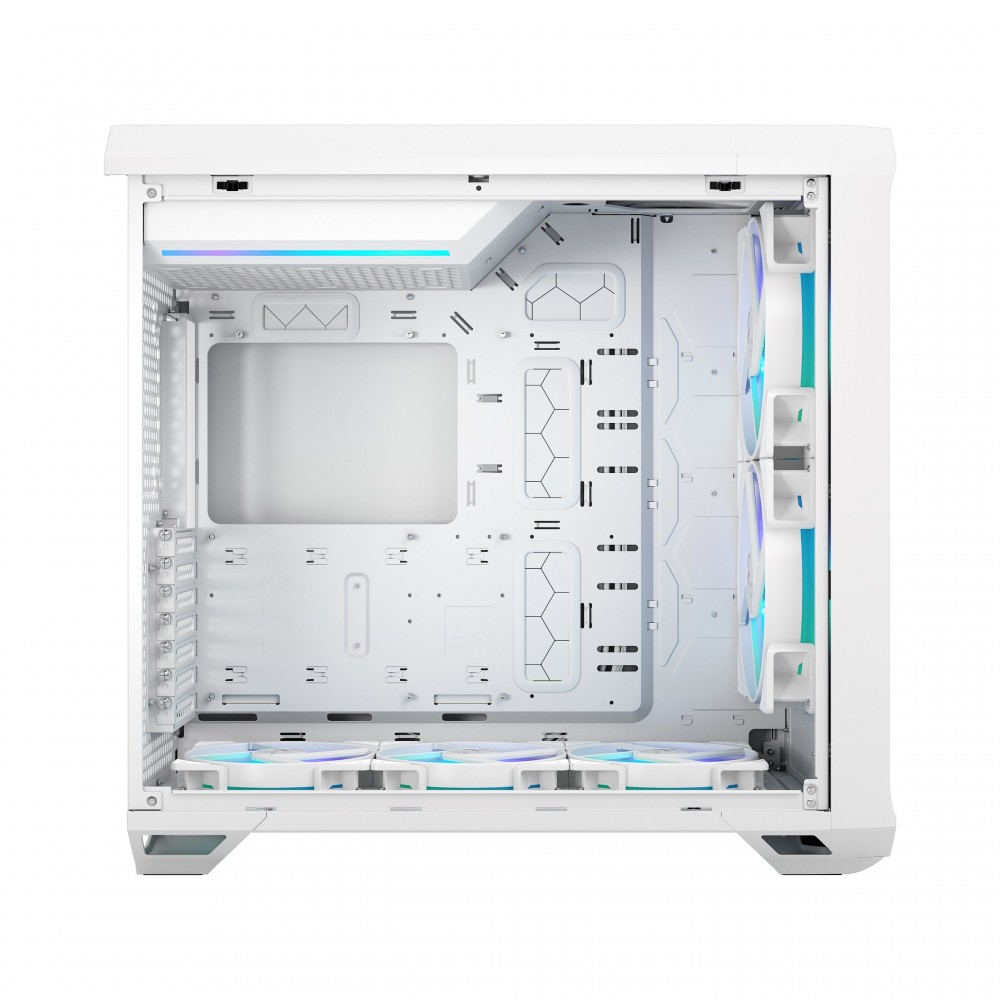 Fractal Design Torrent RGB White TG Clear Tint Mid Tower Case Fractal Design Torrent RGB White TG Clear Tint Mid Tower Case