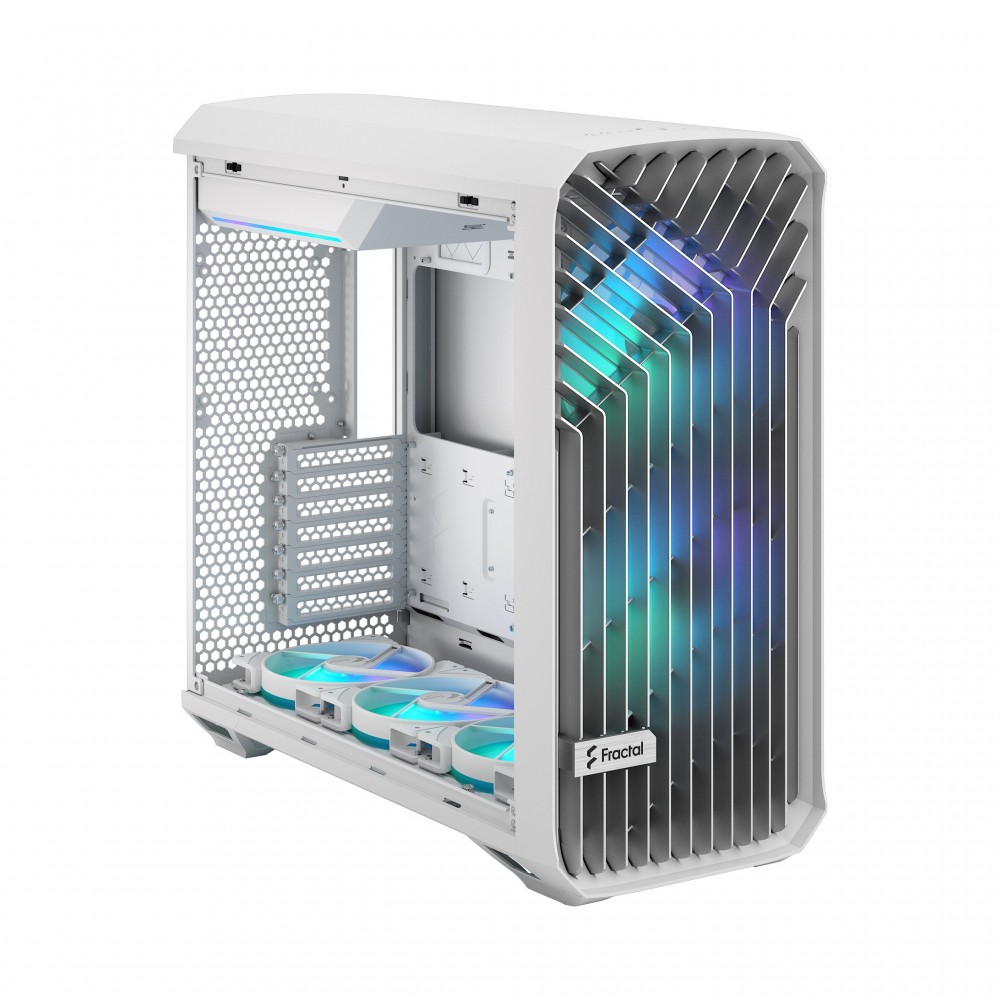 Fractal Design Torrent RGB White TG Clear Tint Mid Tower Case Fractal Design Torrent RGB White TG Clear Tint Mid Tower Case