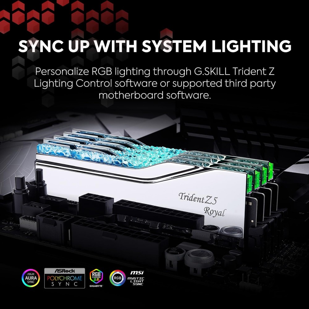 G.Skill Trident Z5 Royal 96GB (2X48) 6800 CL34 DDR5