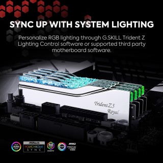 G.Skill Trident Z5 Royal 96GB (2X48) 6800 CL34 DDR5 - F5