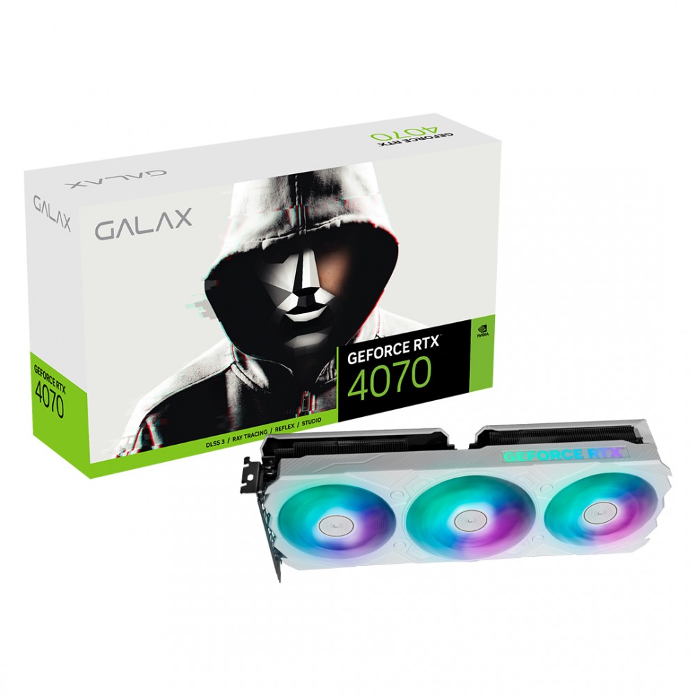 GALAX RTX 4070   EX Gamer White   12GB GDDR6X