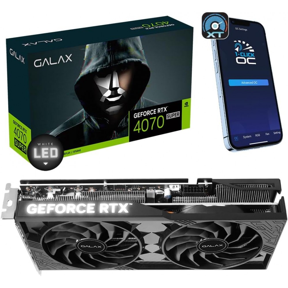 GALAX RTX 4070 Super 1-Click OC 2X 12GB GDDR6X