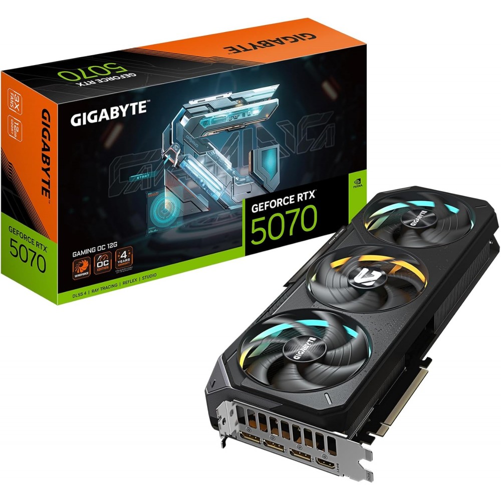 GIGABYTE GeForce RTX 5070 GAMING OC 12GB GDDR7 GIGABYTE GeForce RTX 5070 GAMING OC 12GB GDDR7