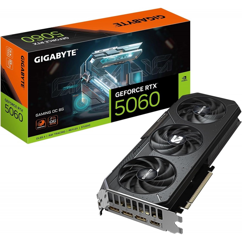 GIGABYTE RTX 5060 GAMING OC 8GB GDDR7