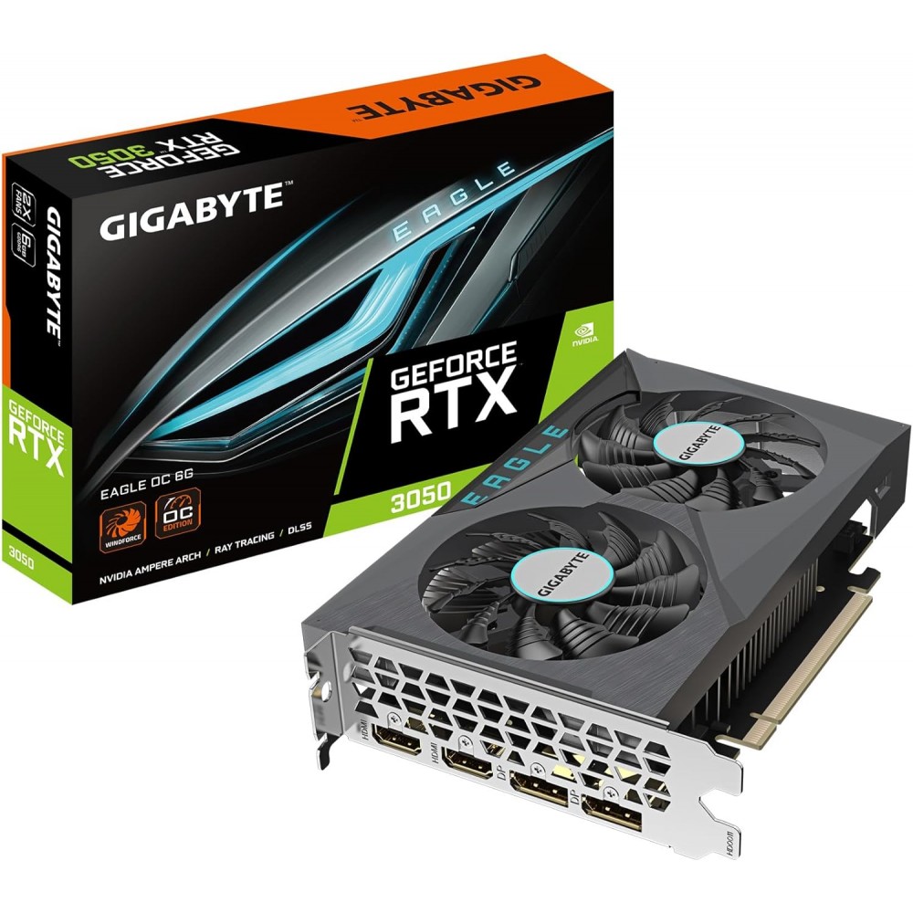 GIGABYTE GeForce RTX™ 3050 EAGLE OC 6G GDDR6