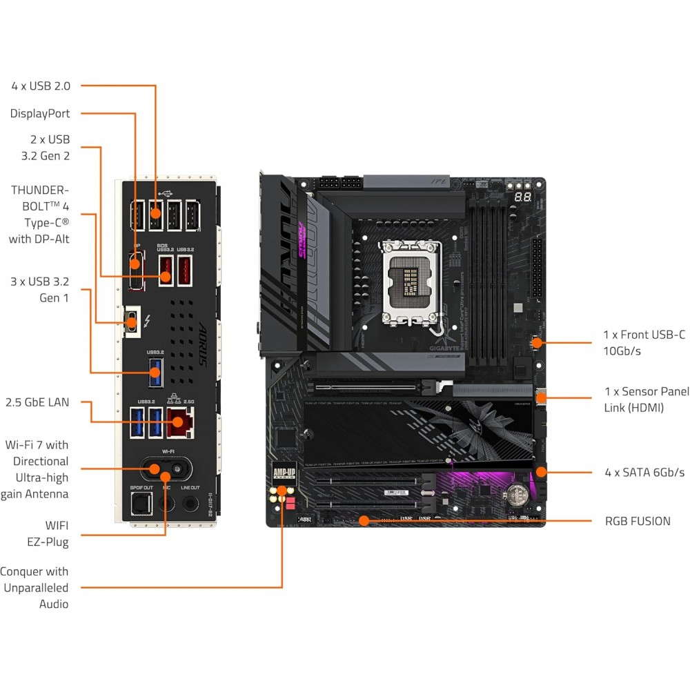 GIGABYTE Z890 AORUS ELITE WIFI7 (LGA 1851)