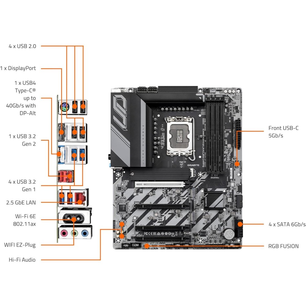 GIGABYTE Z890 UD WIFI6E (LGA 1851)