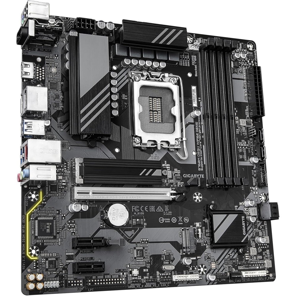 GIGABYTE B760M DS3H WF6E DDR4 GEN5