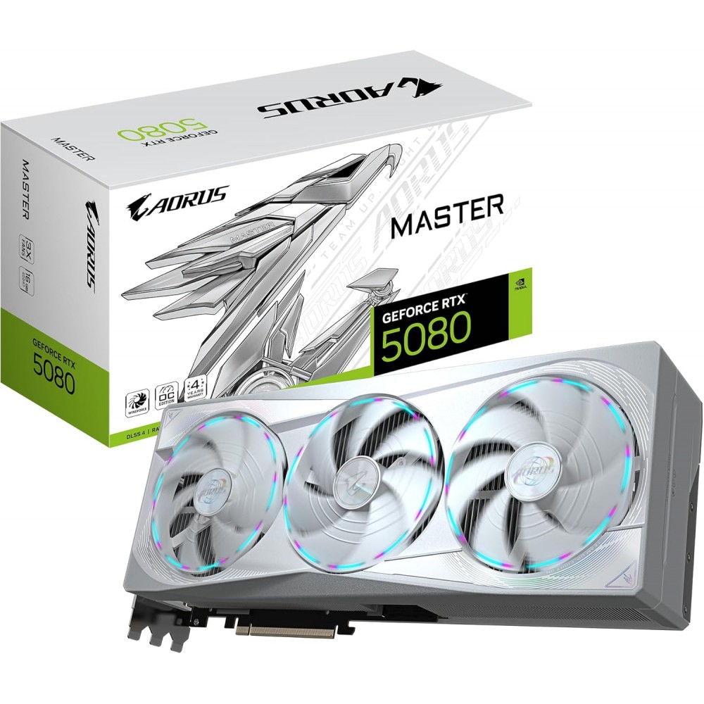 GIGABYTE RTX 5080 AORUS MASTER ICE 16GB GDDR7