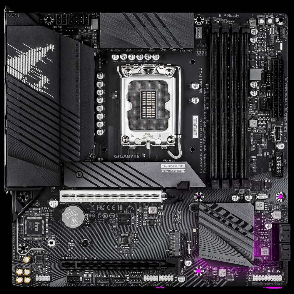 GIGABYTE B760M AOURS ELITE DDR4 GEN 5