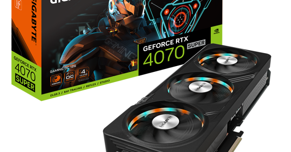 GIGABYTE RTX 4070 SUPER GAMING OC 12GB GDDR6X - RTX 4070 SUPER 12G
