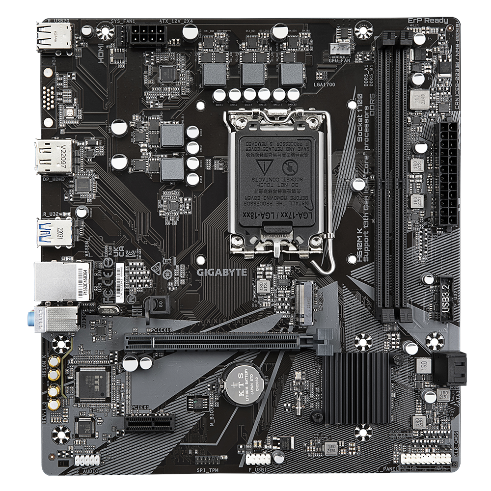 GIGABYTE H610M K DDR4 LGA 1700