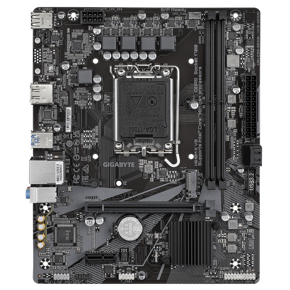 GIGABYTE H610M K V2 DDR5 LGA 1700